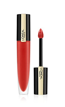 L'Oreal Paris Rouge Signature Matte Liquid Lipstick, Ultra-Matte Lip Stain, Up To 24 Hours of Colour, 113 I Don't, 41 ml (Pack of 1)