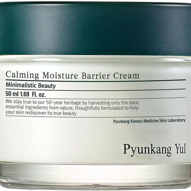 [PKY] Pyunkang Yul Calming Moisture Barrier Cream Instantly Soothes Sensitive Skin, Hyaluronic Acid & Ceramide for Hydration, Vegan, Korean Skincare (1.69 Fl. Oz, 50ml)