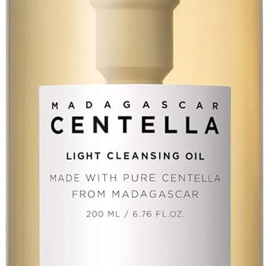 SKIN1004 Madagascar Centella Light Cleansing Oil (6.76 Fluid Ounce) Pure and light oil with fresh cleansing effect, Micellar Cleansing Hypoallergenic Use