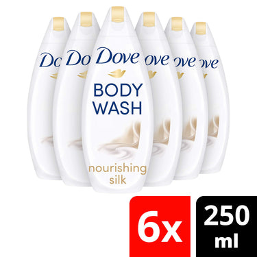 Dove Silk Glow Moisturising Shower Gel 225ml - Pack of 6