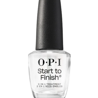 OPI Start To Finish 3in1 Nail Polish Treatment Leaving Long Lasting Shine 15ml