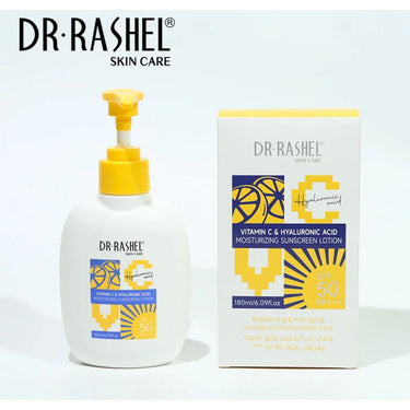 DR.RASHEL Vitamin c & hyaluronic acid moisturizinng sunscreen loiton Spf50